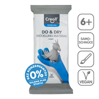 Самосъхнеща моделираща маса Creall Do&Dry хипоалергенна 500 g – сив цимент