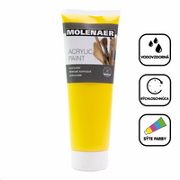 Акрилна боя Molenaer 250 ml – жълт