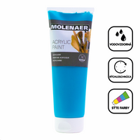 Акрилна боя Molenaer 250 ml – тюркоаз