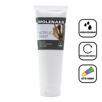 Акрилна боя Molenaer 250 ml – бял