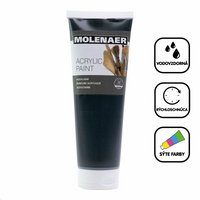 Акрилна боя Molenaer 250 ml – черен