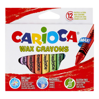 Carioca восъчни пастели Maxi, 12 бр.