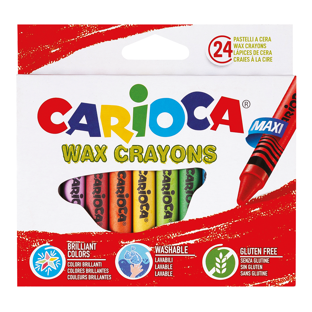 Пастели Carioca Maxi, 24 бр.