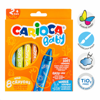 Carioca пастели Baby Wild 2+, 8 бр.