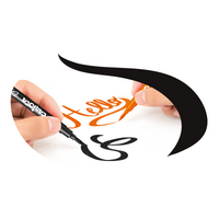 Флумастери Carioca Brush с връх тип четка, 10 бр., микс от цветове