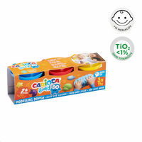 Carioca Baby Do 1+ моделин, 3 × 75 g, микс от цветове