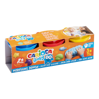 Carioca Baby Do 1+ моделин, 3 × 75 g, микс от цветове