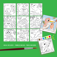 Carioca книжка за оцветяване с водни бои ARTivity