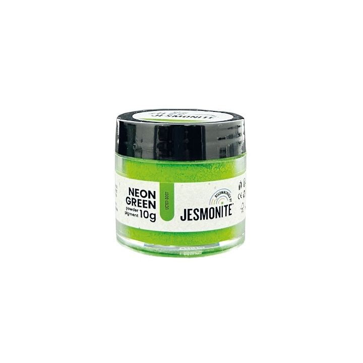Jesmonite Neon Pigment Powder 10 g – Зелен