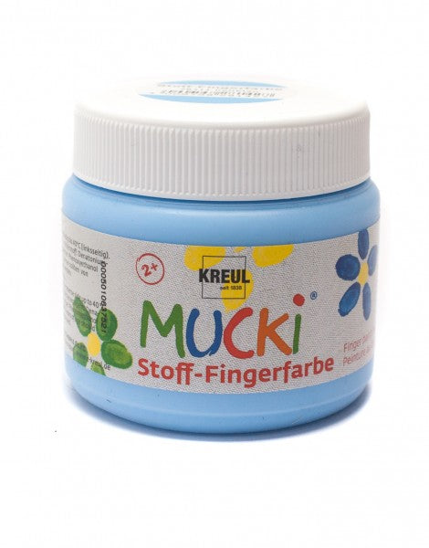 Бои за текстил, които се нанасят с пръсти 150 ml MUCKI – Blue