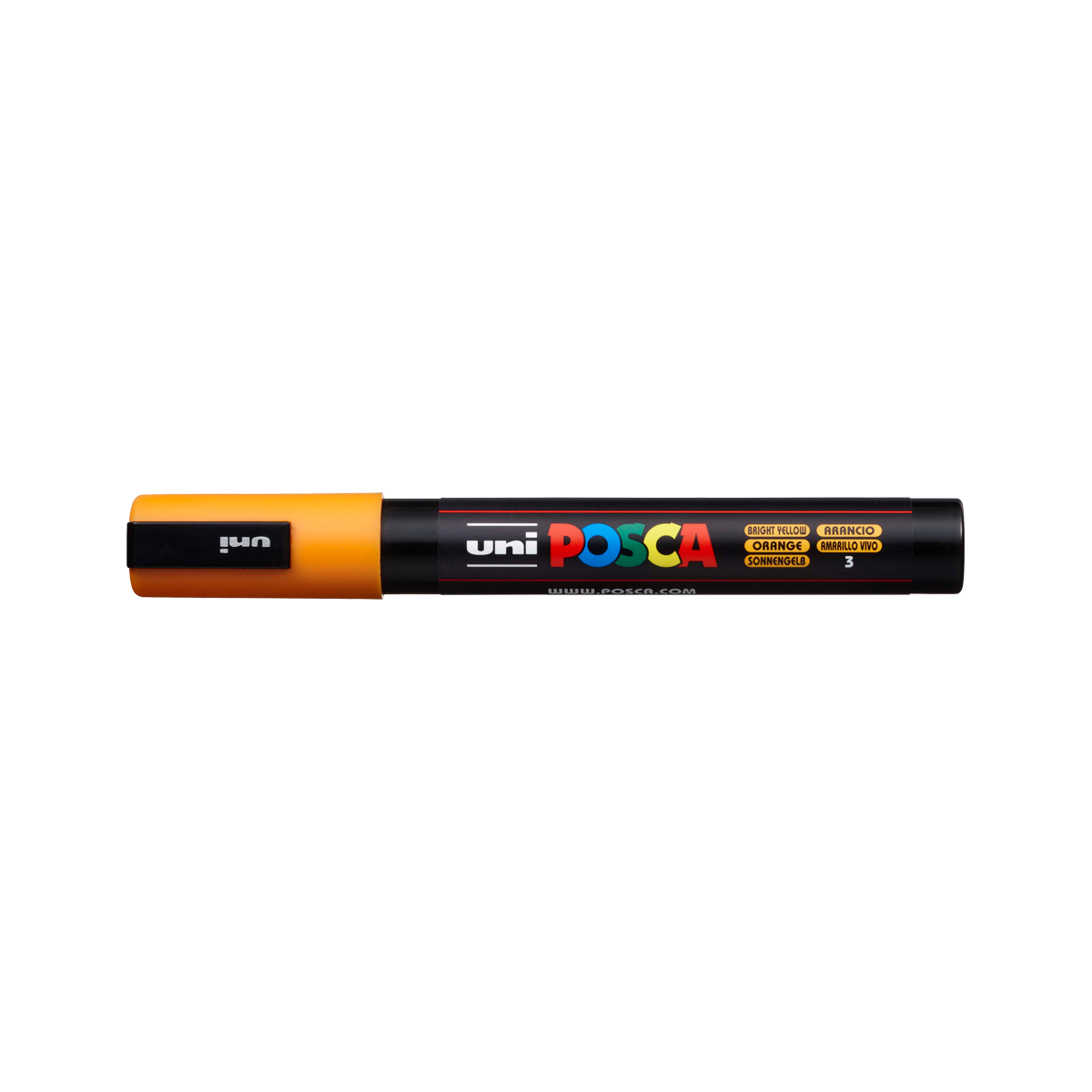 Акрилен маркер Posca PC-5M, 1,8 - 2,5 mm, яркожълт (3)