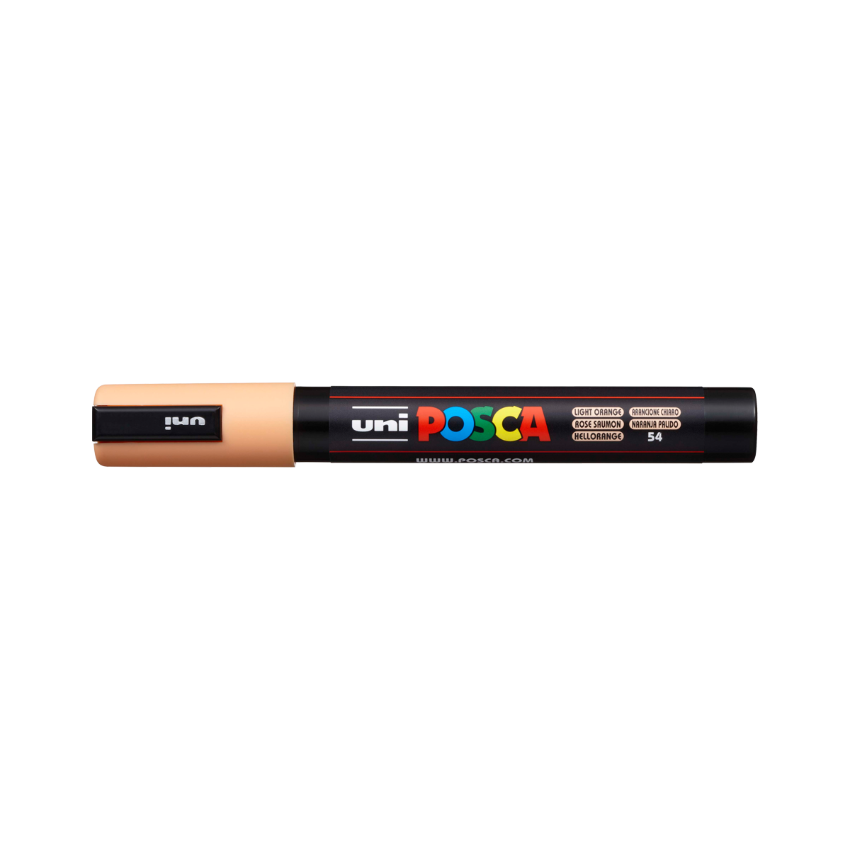 Акрилен маркер Posca PC-5M, 1,8 - 2,5 mm, светлооранжев (54)