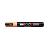 Акрилен маркер Posca PC-5M, 1,8 - 2,5 mm, светлооранжев (54)
