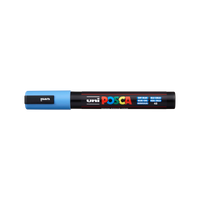Акрилен маркер Posca PC-5M, 1,8 – 2,5 mm, небесносиньо (48)