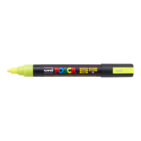 Акрилен маркер Posca PC-5M, 1,8 – 2,5 mm, флуоресцентно жълт
