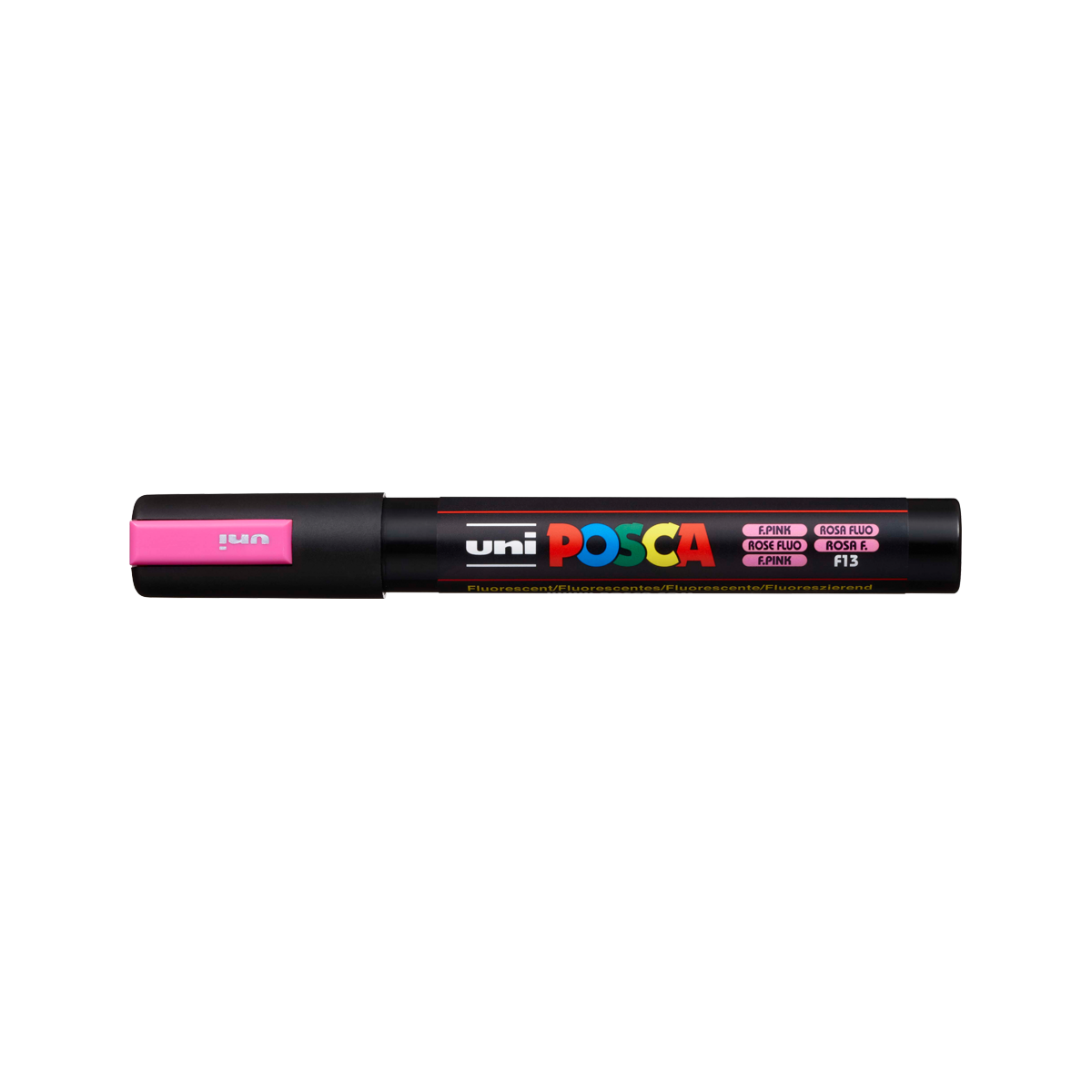 Акрилен маркер Posca PC-5M, 1,8 – 2,5 mm, флуоресцентно розово (F13)