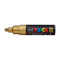Маркер UNI POSCA PC-8K 8 MM – zlatá (25)