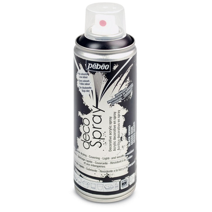 Грунд PEBEO в спрей 200 мл – Black Gesso