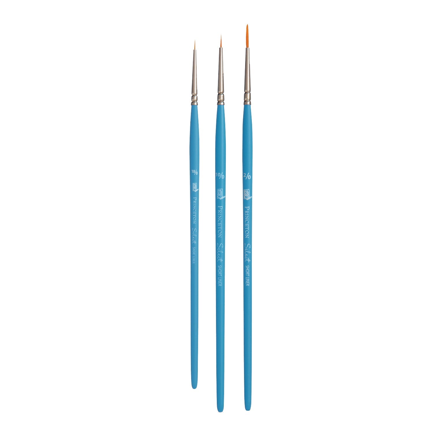 Четка PRINCETON Select Short Liner със синтетичен косъм и къса дръжка