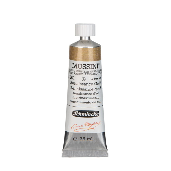 Маслени бои Schmincke MUSSINI 35 ml – 861 Ренесансово Злато
