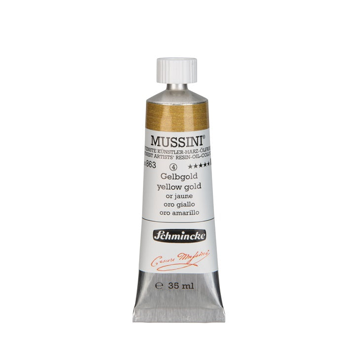Маслени бои Schmincke MUSSINI 35 ml – 863 жълто-златист