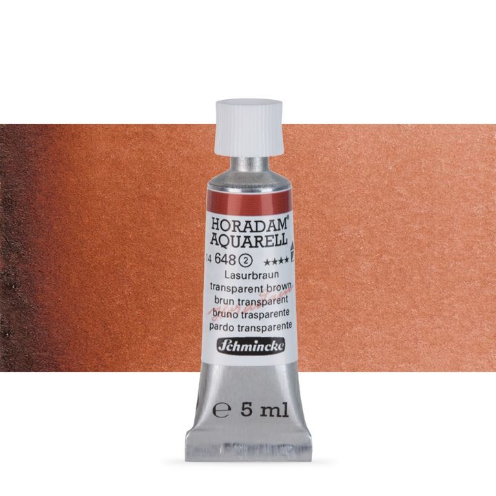 Акварелни бои Schmincke Horadam в тубичка  5 мл – 648 Transparent Brown