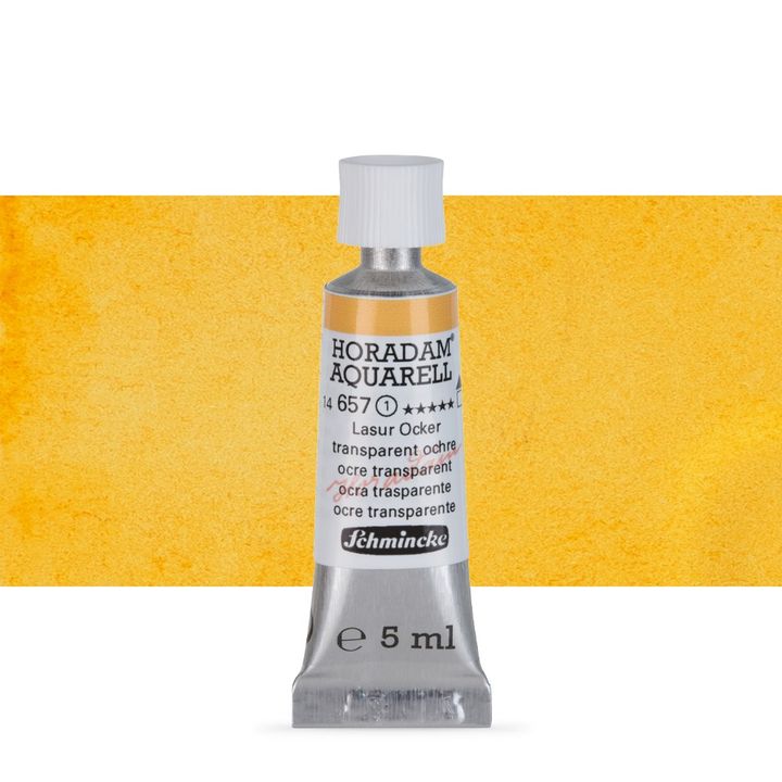 Акварелни бои Schmincke Horadam в тубичка  5 мл – 657 Transparent Ochre