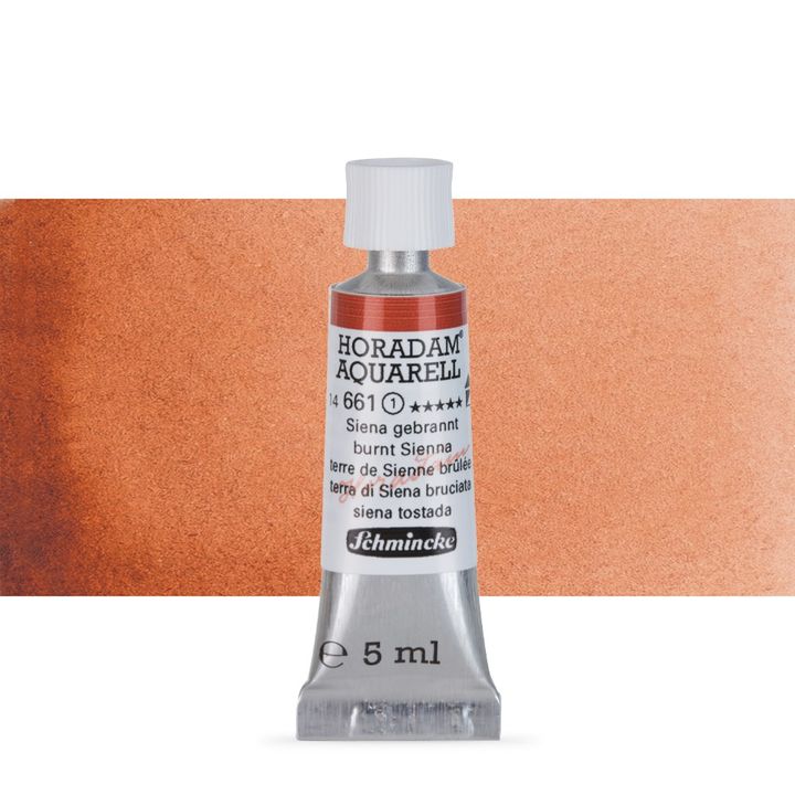 Акварелни бои Schmincke Horadam в тубичка  5 мл – 661 Burnt Sienna