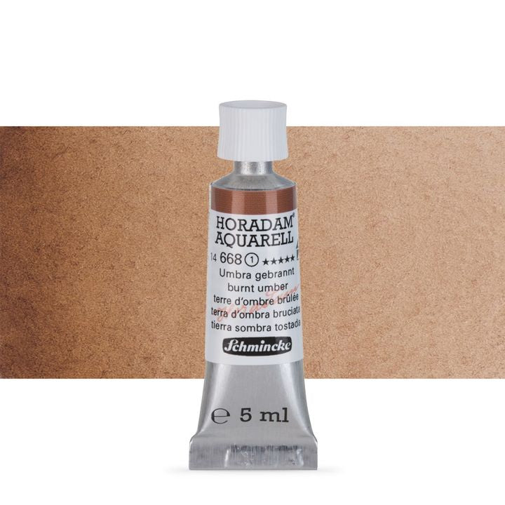 Акварелни бои Schmincke Horadam в тубичка  5 мл – 668 Burnt Umber