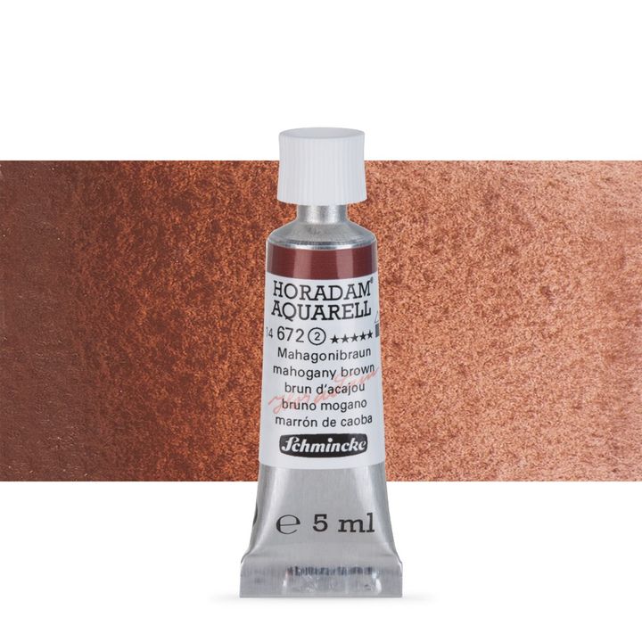 Акварелни бои Schmincke Horadam в тубичка  5 мл – 672 Mahogany Brown