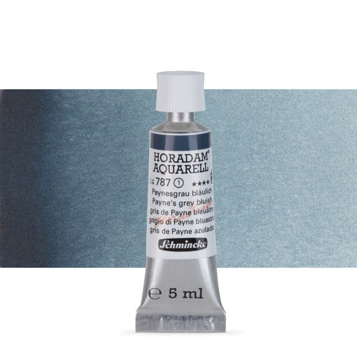 Акварелни бои Schmincke Horadam в тубичка  5 мл – 787 Payne'S Grey Bluish