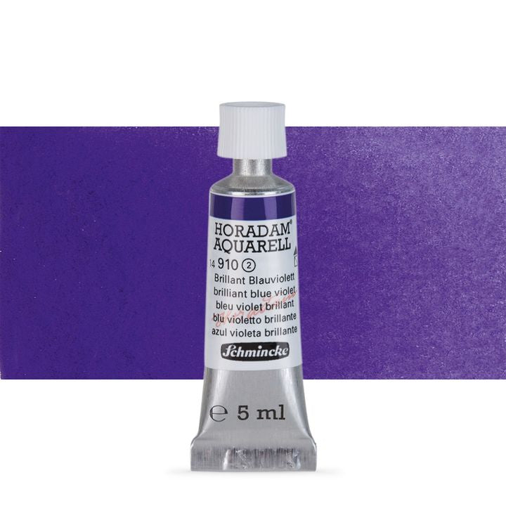 Акварелни бои Schmincke Horadam в тубичка  5 мл – 910 Brilliant Blue Violet