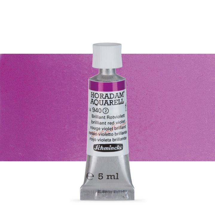 Акварелни бои Schmincke Horadam в тубичка  5 мл – 940 Brilliant Red Violet