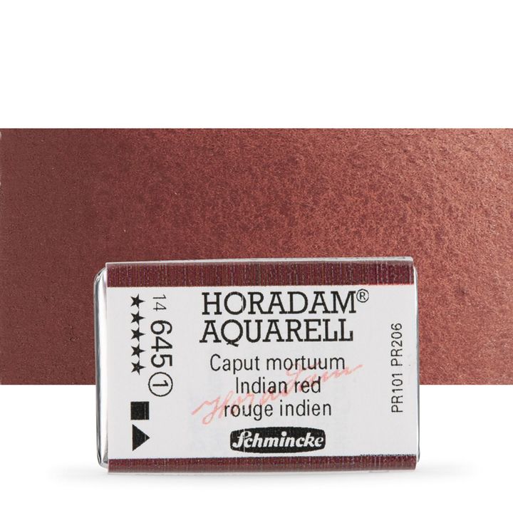 Schmincke Horadam акварелни бои в цяло контейнерче – 645 Indian Red