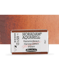 Schmincke Horadam акварелни бои в цяло контейнерче – 651 Maroon Brown