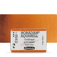 Schmincke Horadam акварелни бои в цяло контейнерче – 654 Gold Brown