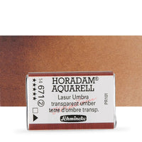 Schmincke Horadam акварелни бои в цяло контейнерче – 671 Transparent Umber