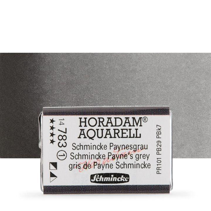 Schmincke Horadam акварелни бои в цяло контейнерче – 783 Schmincke Payne'S Grey