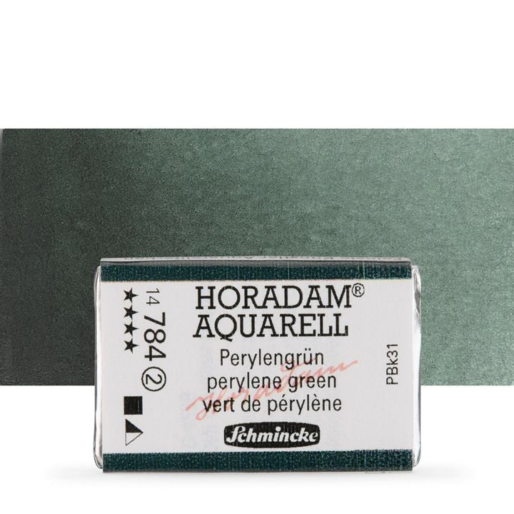Schmincke Horadam акварелни бои в цяло контейнерче – 784 Perylene Green
