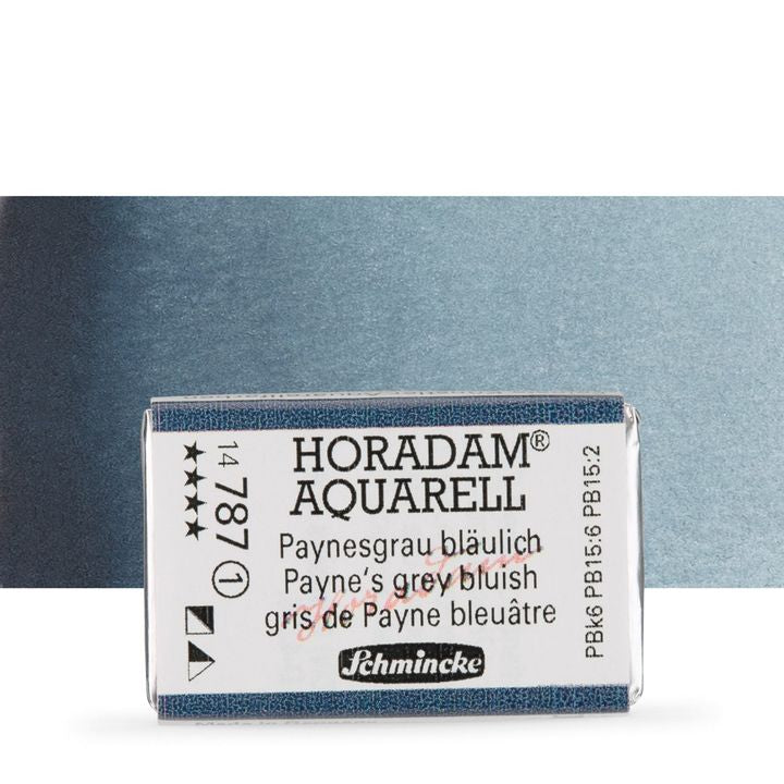 Schmincke Horadam акварелни бои в цяло контейнерче – 787 Payne'S Grey Bluish