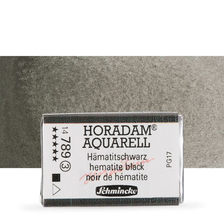 Schmincke Horadam акварелни бои в цяло контейнерче – 789 Hematite Black