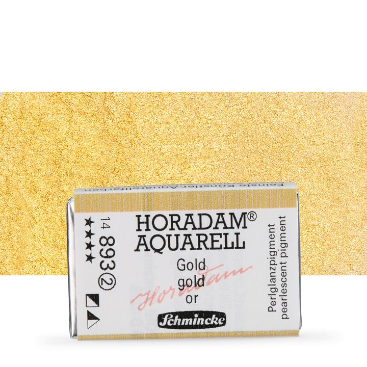 Schmincke Horadam акварелни бои в цяло контейнерче – 893 Gold