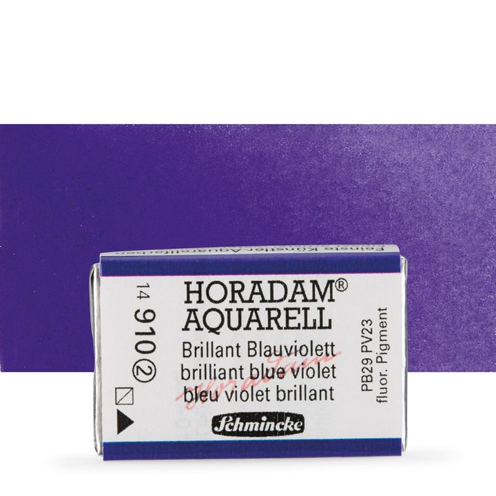 Schmincke Horadam акварелни бои в цяло контейнерче – 910 Brilliant Blue Violet