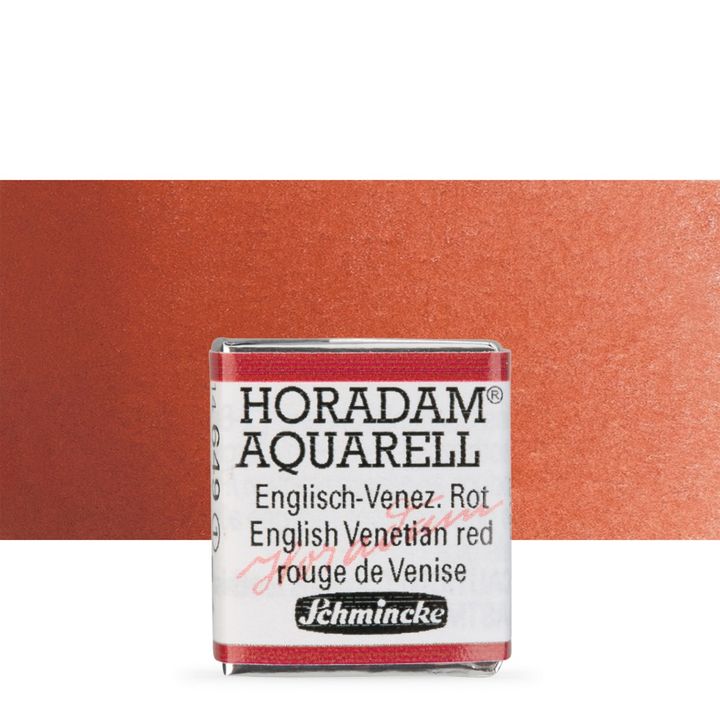 Schmincke Horadam акварелни бои в половин контейнерче – 649 English Venetian Red