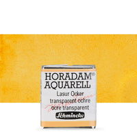 Schmincke Horadam акварелни бои в половин контейнерче – 657 Transparent Ochre