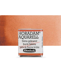 Schmincke Horadam акварелни бои в половин контейнерче – 661 Burnt Sienna