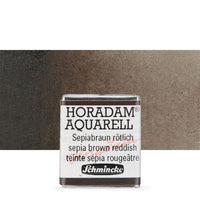 Schmincke Horadam акварелни бои в половин контейнерче – 662 Sepia Brown Reddish