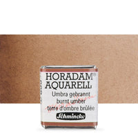 Schmincke Horadam акварелни бои в половин контейнерче – 668 Burnt Umber