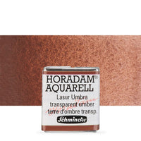Schmincke Horadam акварелни бои в половин контейнерче – 671 Transparent Umber
