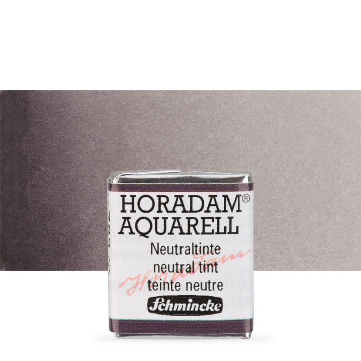 Schmincke Horadam акварелни бои в половин контейнерче – 782 Neutral Tint